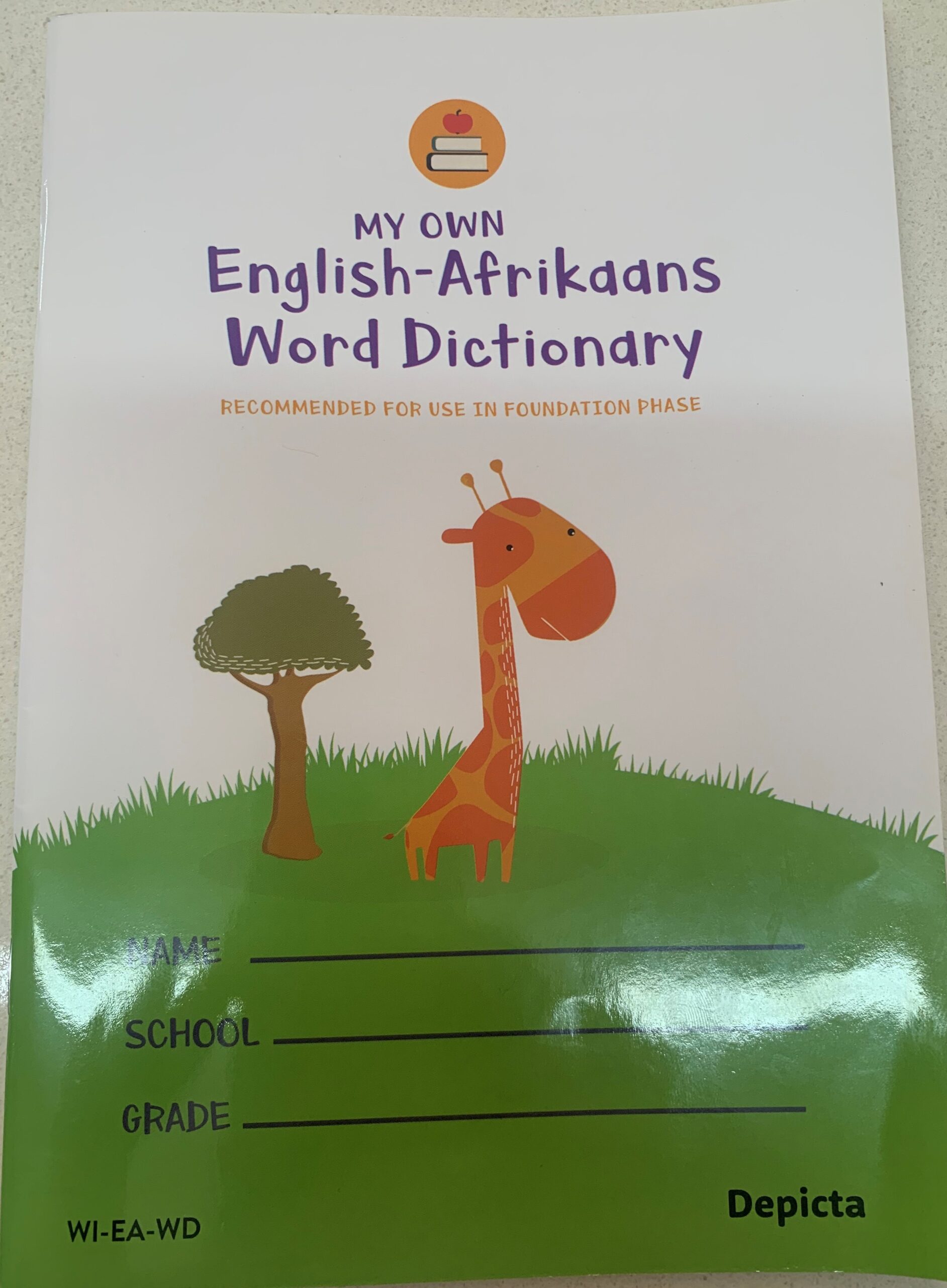 Afrikaans Dictionary – Grade 1